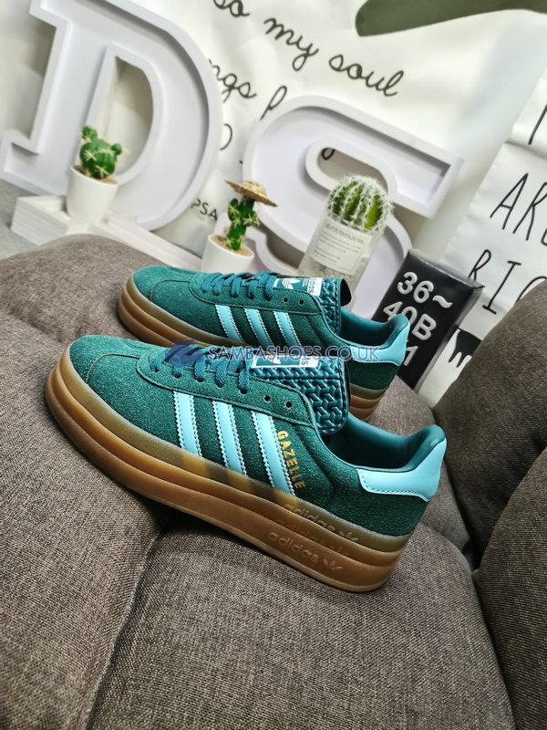 Adidas Gazelle Bold "Collegiate Green Hazy Sky" - Collegiate Green/Hazy Sky/Victory Gold - IG9979-1 Classic Originals Shoes