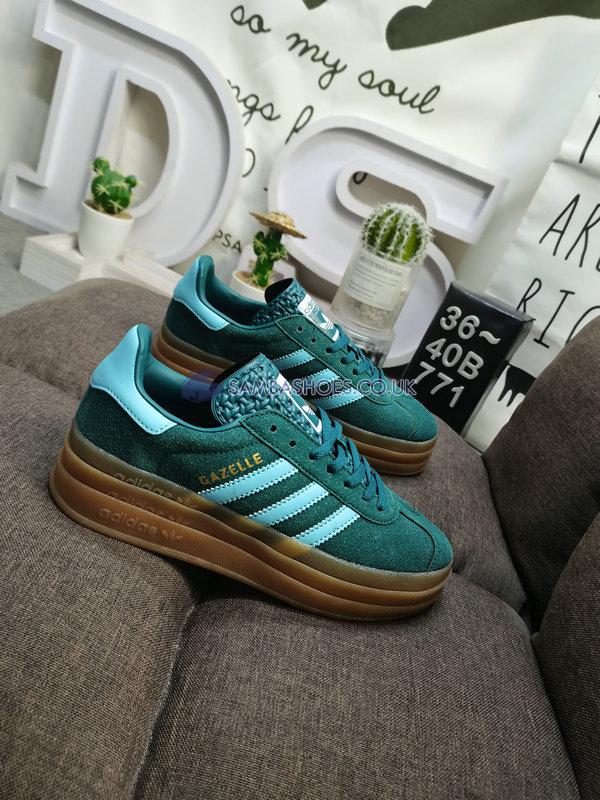 Adidas Gazelle Bold "Collegiate Green Hazy Sky" - Collegiate Green/Hazy Sky/Victory Gold - IG9979-1 Classic Originals Shoes