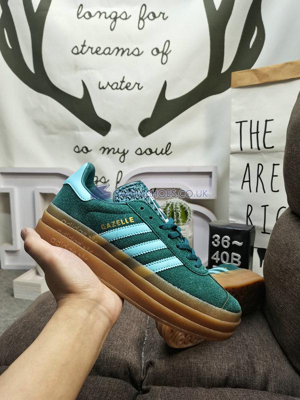 Adidas Gazelle Bold "Collegiate Green Hazy Sky" - Collegiate Green/Hazy Sky/Victory Gold - IG9979-1 Classic Originals Shoes