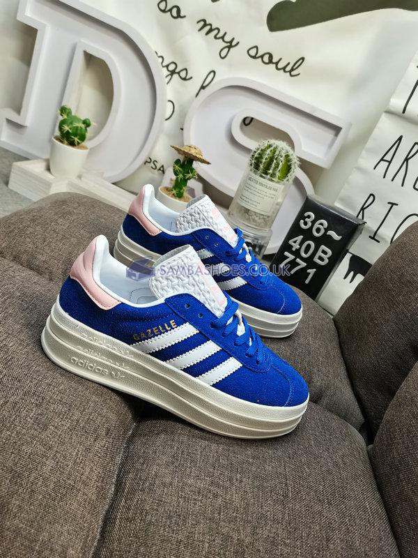 Adidas Gazelle Bold "Lucid Blue Pink" - True Pink/Semi Lucid Blue/Core White - HQ6894 Classic Originals Shoes