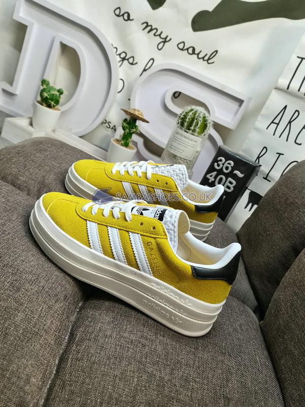 Adidas Gazelle Bold "Almost Yellow" - Almost Yellow/Cloud White/Legend Ink - HQ6891 Classic Originals Shoes