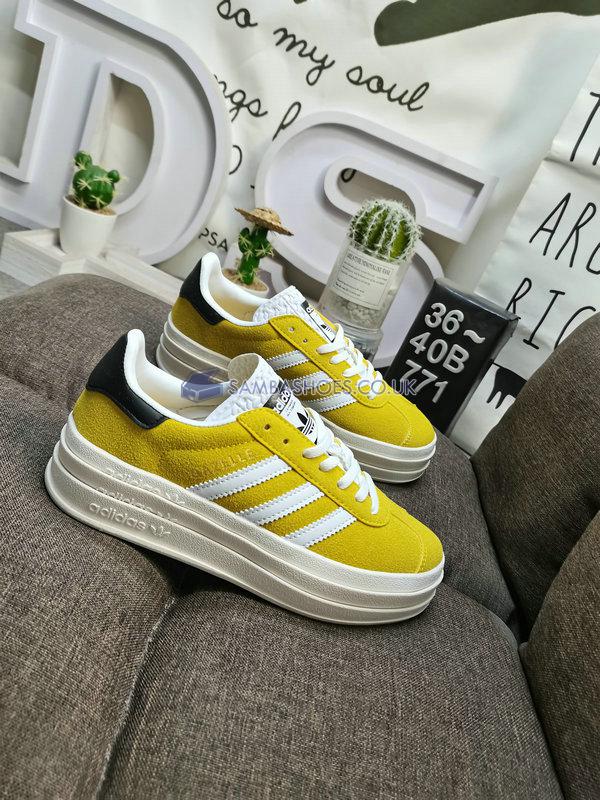 Adidas Gazelle Bold "Almost Yellow" - Almost Yellow/Cloud White/Legend Ink - HQ6891 Classic Originals Shoes