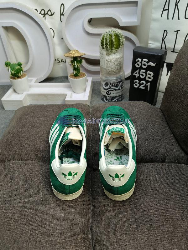 Adidas Gazelle "Faded Archive" - Dark Green/Off White/Clear White - GY7338 Classic Originals Shoes