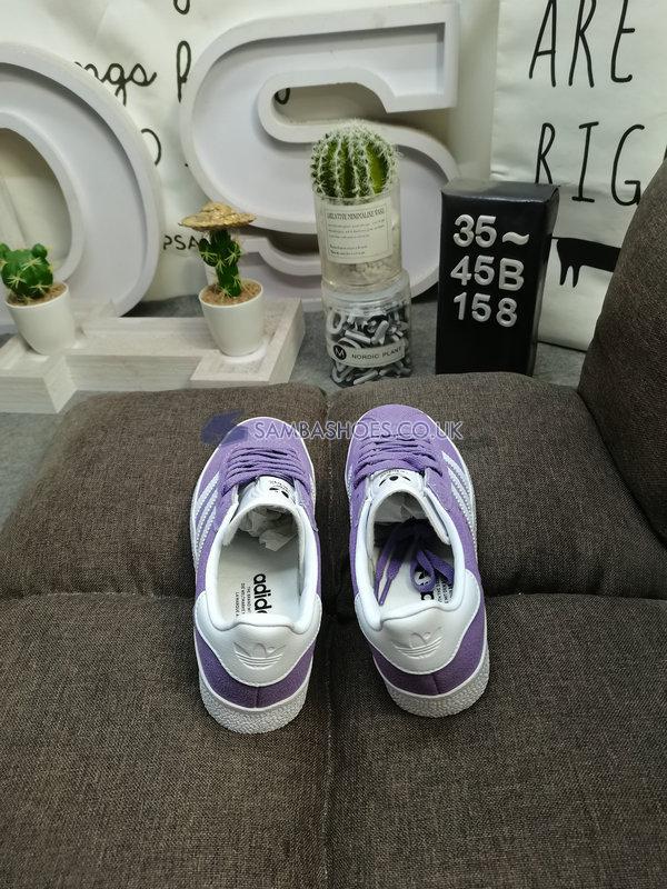 Adidas Gazelle "Purple White" - Purple/Cloud White/Gold Metallic - GY2530-1 Classic Originals Shoes