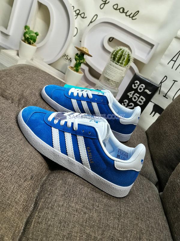 Adidas Gazelle "Blue White" - Blue/Cloud White/Gold Metallic - GX2207 Classic Originals Shoes