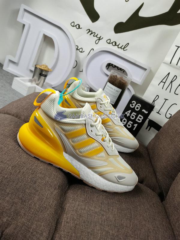 Adidas ZX 2K BOOST 2.0 "Yellow" - Wonwhi/Orgtin/Sogold - GZ7823 Classic Originals Shoes