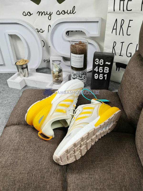 Adidas ZX 2K BOOST 2.0 "Yellow" - Wonwhi/Orgtin/Sogold - GZ7823 Classic Originals Shoes