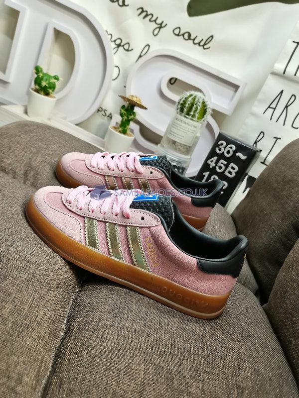 Adidas x Gucci Gazelle "Pink Velvet" - Pink/Metallic Gold/Gum - 707864 FAAQX 5741 Classic Originals Shoes