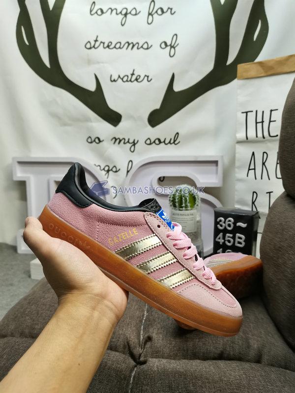 Adidas x Gucci Gazelle "Pink Velvet" - Pink/Metallic Gold/Gum - 707864 FAAQX 5741 Classic Originals Shoes