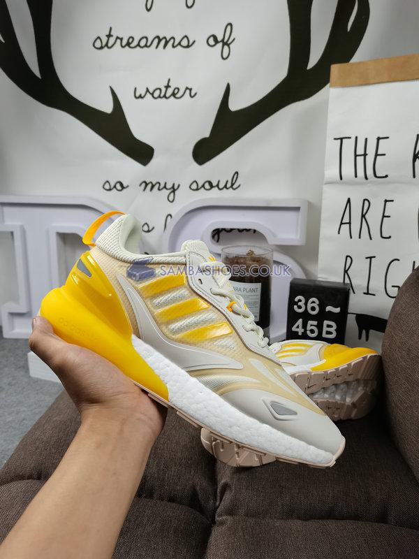 Adidas ZX 2K BOOST 2.0 "Yellow" - Wonwhi/Orgtin/Sogold - GZ7823 Classic Originals Shoes