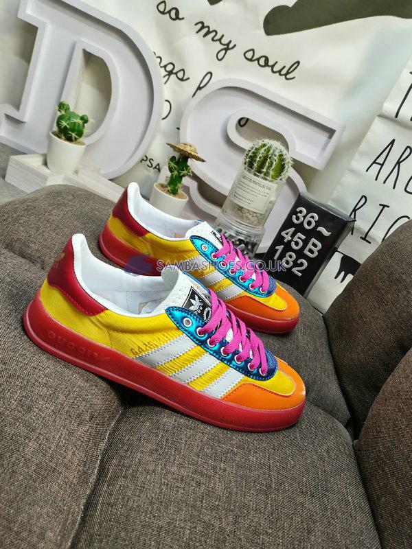 Adidas x Gucci Gazelle "Yellow White Red" - Yellow/White/Red - HQ7083 Classic Originals Shoes