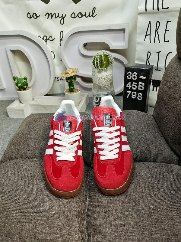 Adidas x Gucci Gazelle "Red Velvet" - Red/White/Black - 707848 9STU0 6360 Classic Originals Shoes