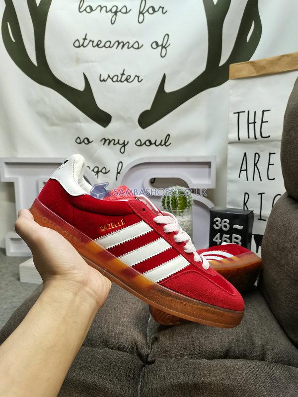 Adidas x Gucci Gazelle "Red Velvet" - Red/White/Black - 707848 9STU0 6360 Classic Originals Shoes