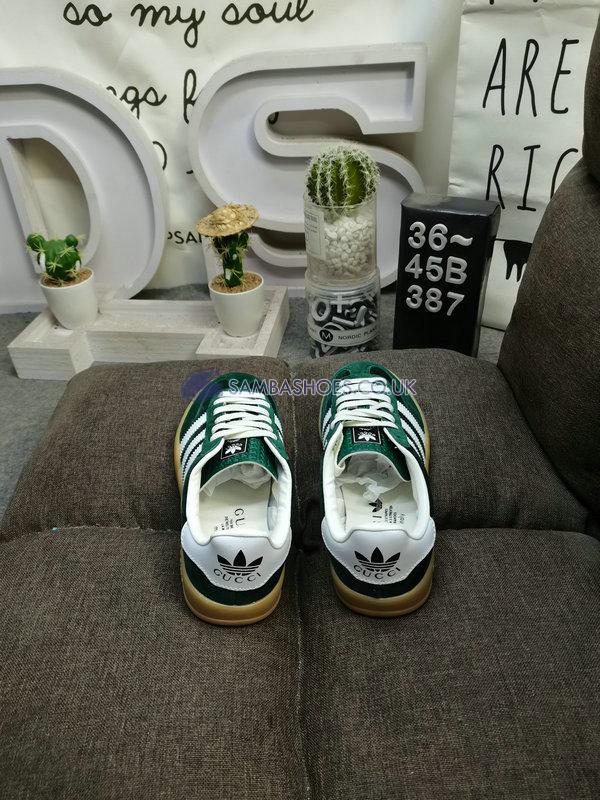 Adidas x Gucci Gazelle "Green Suede" - Green/White - 707848 9STU0 3170 Classic Originals Shoes