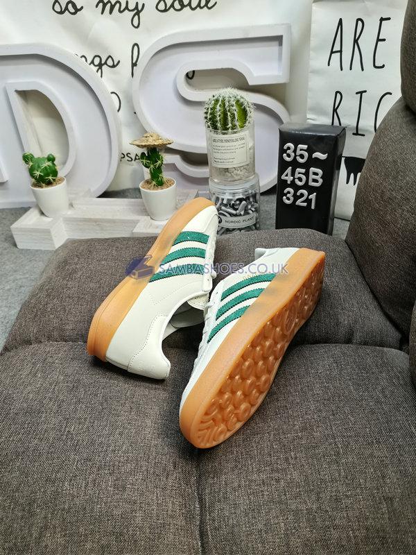 Adidas Gazelle Indoor "Off White" - Off White/Dark Green - ID2567 Classic Originals Shoes