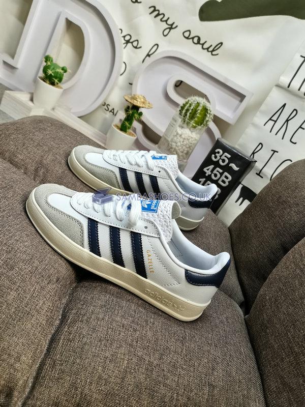 Adidas Gazelle Indoor "White Navy" - White/Navy/Grey - FV1242 Classic Originals Shoes