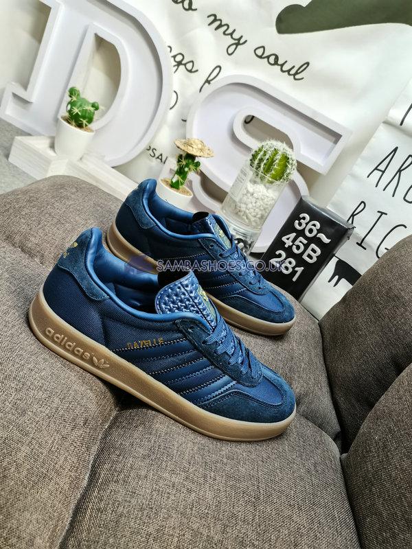 Adidas Gazelle Indoor "Collegiate Navy Gum" - Collegiate Navy/Collegiate Navy/Collegiate Navy - H06271 Classic Originals Shoes