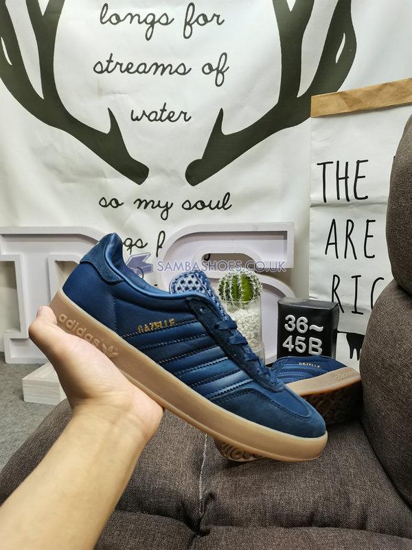 Adidas Gazelle Indoor "Collegiate Navy Gum" - Collegiate Navy/Collegiate Navy/Collegiate Navy - H06271 Classic Originals Shoes