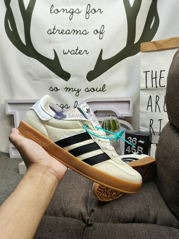 Adidas Gazelle Indoor "Dorophy Tang" - Cream White/Core Black/Sand - IG3677 Classic Originals Shoes