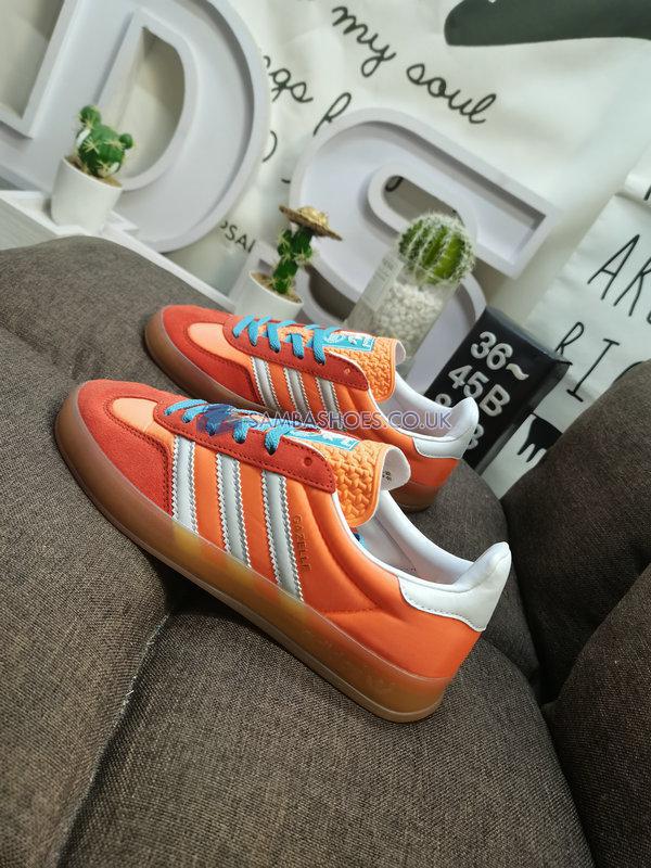 Adidas Gazelle Indoor "Beam Orange Gum" - Beam Orange/Cloud White/Gum - HQ9016 Classic Originals Shoes