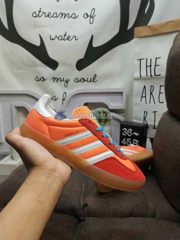 Adidas Gazelle Indoor "Beam Orange Gum" - Beam Orange/Cloud White/Gum - HQ9016 Classic Originals Shoes