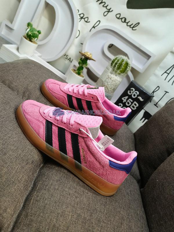 Adidas Gazelle Indoor "Bliss Pink Purple" - Bliss Pink/Core Black/Collegiate Purple - IE7002 Classic Originals Shoes