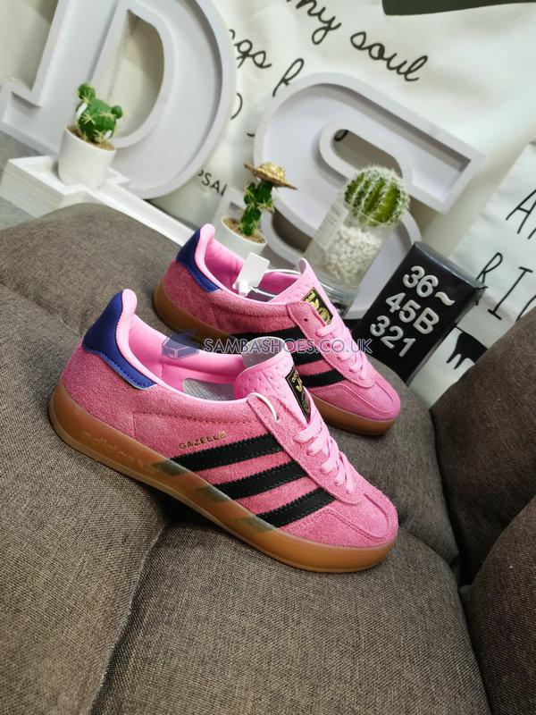 Adidas Gazelle Indoor "Bliss Pink Purple" - Bliss Pink/Core Black/Collegiate Purple - IE7002 Classic Originals Shoes