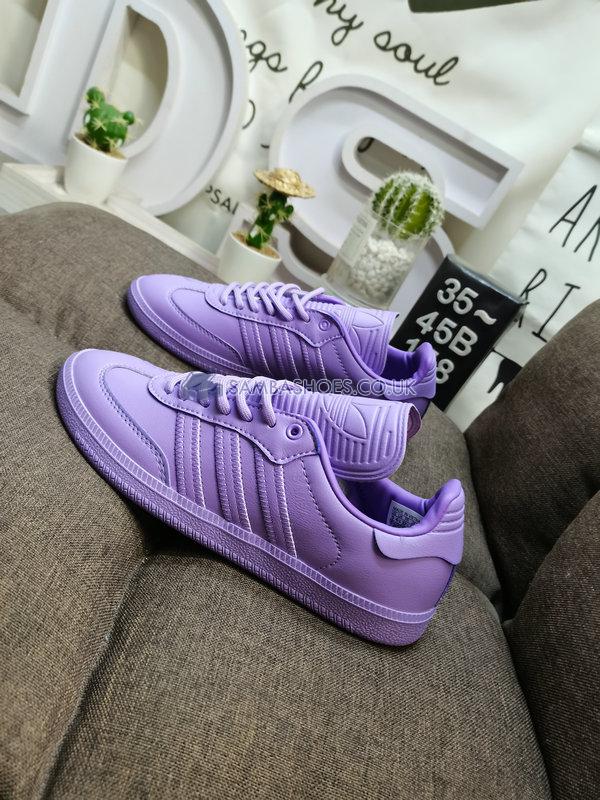 Pharrell x Adidas Samba Human Race "Purple" - Light Flash Purple/Light Flash Purple - IE7296 Classic Originals Shoes