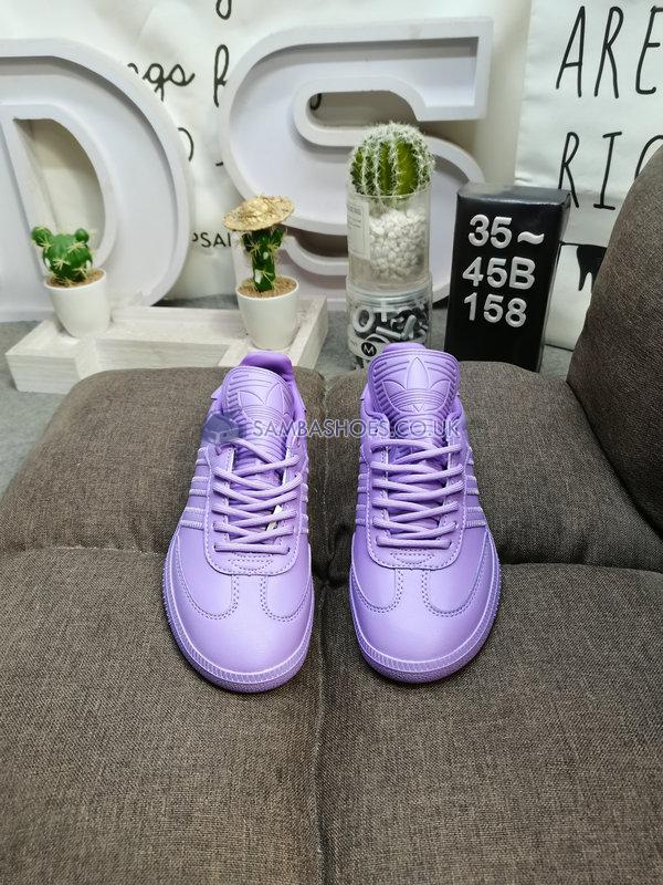 Pharrell x Adidas Samba Human Race "Purple" - Light Flash Purple/Light Flash Purple - IE7296 Classic Originals Shoes