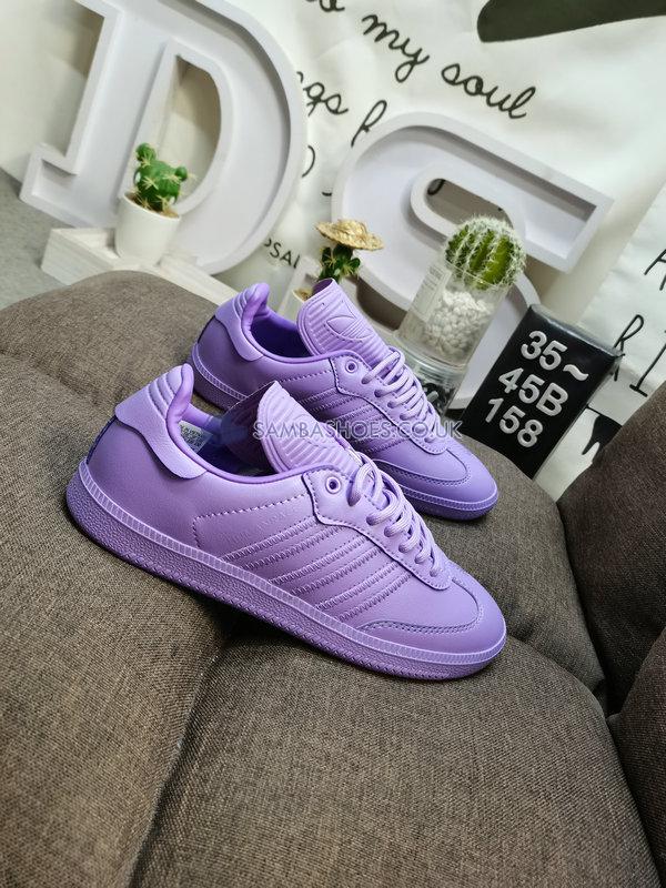 Pharrell x Adidas Samba Human Race "Purple" - Light Flash Purple/Light Flash Purple - IE7296 Classic Originals Shoes