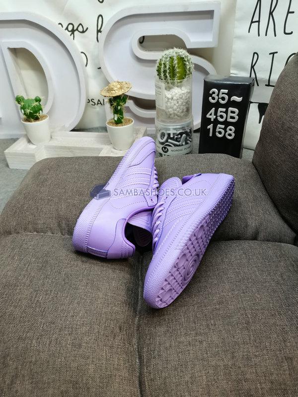 Pharrell x Adidas Samba Human Race "Purple" - Light Flash Purple/Light Flash Purple - IE7296 Classic Originals Shoes