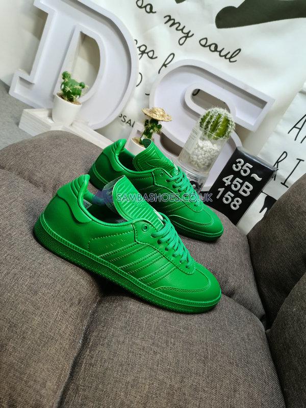 Pharrell x Adidas Samba Human Race "Green" - Green/Green - IE7294 Classic Originals Shoes