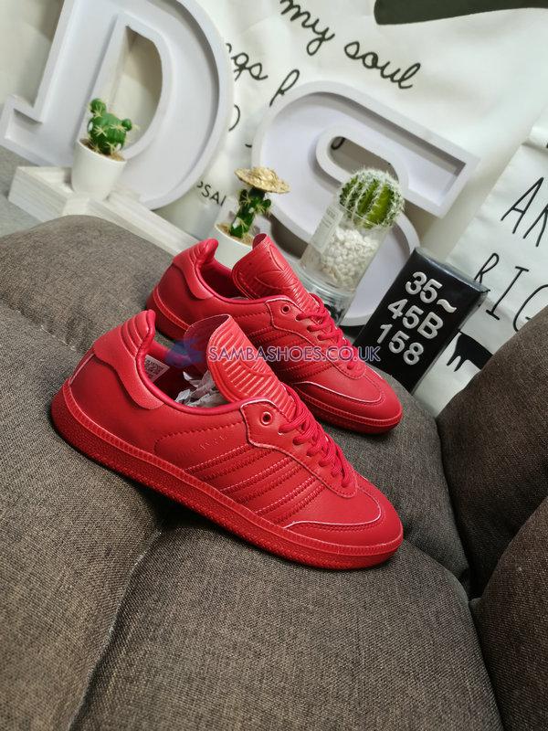 Pharrell x Adidas Samba Human Race "Red" - Glory Red/Glory Red/Glory Red - IE7297 Classic Originals Shoes