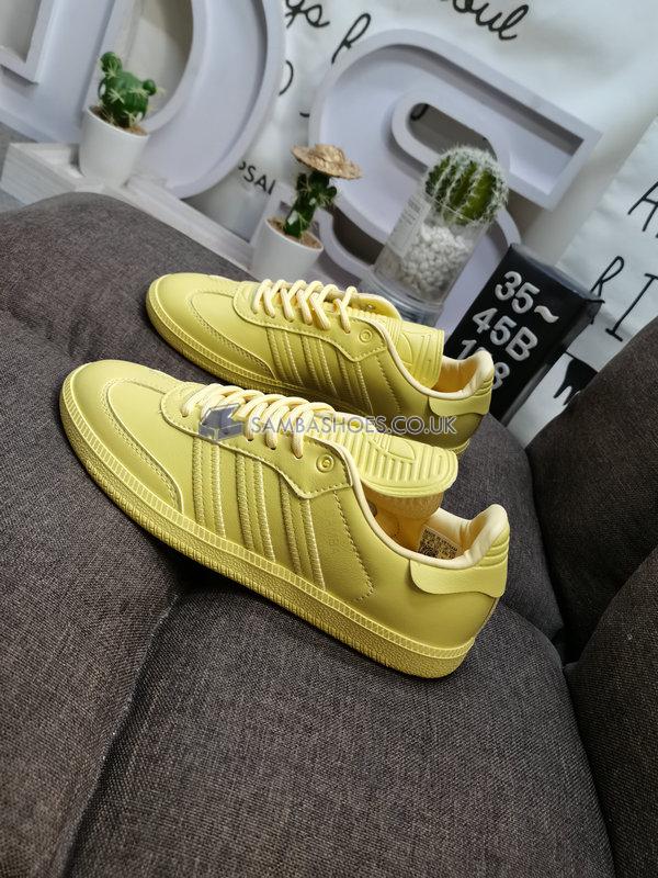 Pharrell x Adidas Samba Human Race "Yellow" - Light Yellow/Light Yellow/Light Yellow - IE7292 Classic Originals Shoes