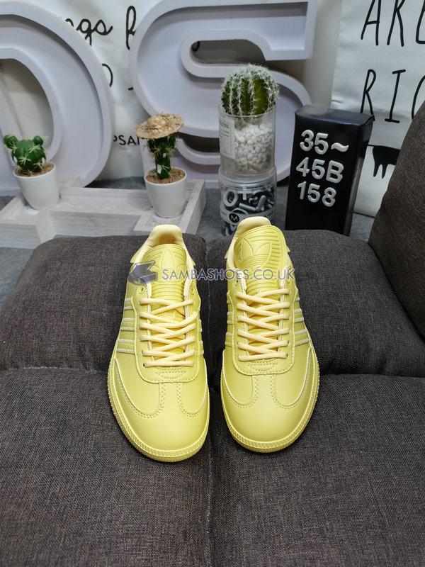 Pharrell x Adidas Samba Human Race "Yellow" - Light Yellow/Light Yellow/Light Yellow - IE7292 Classic Originals Shoes