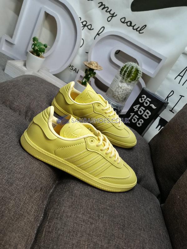 Pharrell x Adidas Samba Human Race "Yellow" - Light Yellow/Light Yellow/Light Yellow - IE7292 Classic Originals Shoes