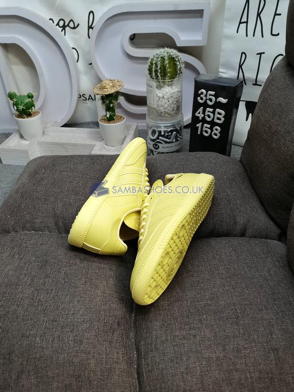 Pharrell x Adidas Samba Human Race "Yellow" - Light Yellow/Light Yellow/Light Yellow - IE7292 Classic Originals Shoes