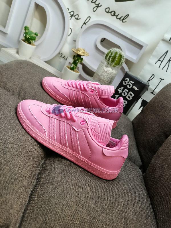 Pharrell x Adidas Samba Human Race "Pink" - Light Pink/Light Pink/Light Pink - IE7295-1 Classic Originals Shoes