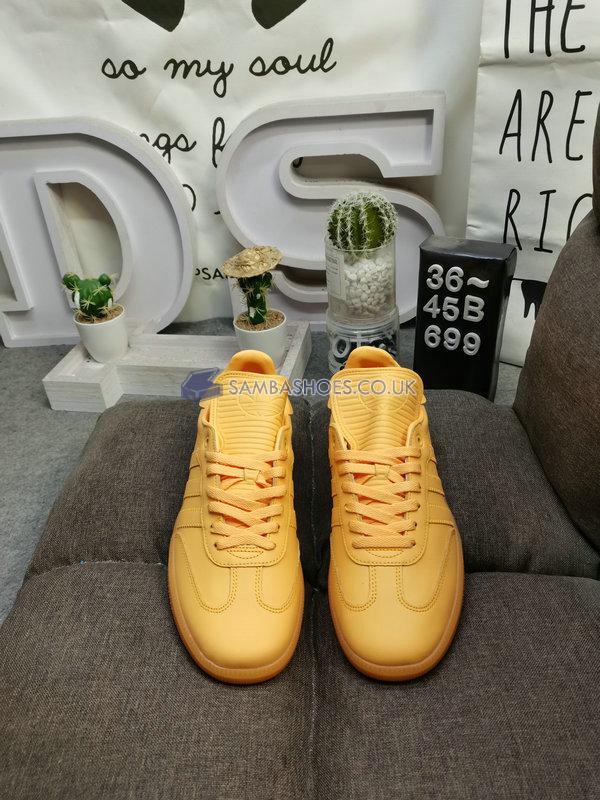 Pharrell x Adidas Samba Human Race "Orange" - Hazy Orange/Hazy Orange/Hazy Orange - IE7293 Classic Originals Shoes