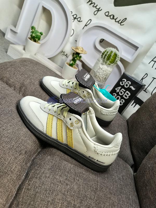 Wales Bonner x Adidas Samba "Ecru Tint Yellow" - Ecru Tint/Almost Yellow/Dark Brown - ID0217 Classic Originals Shoes