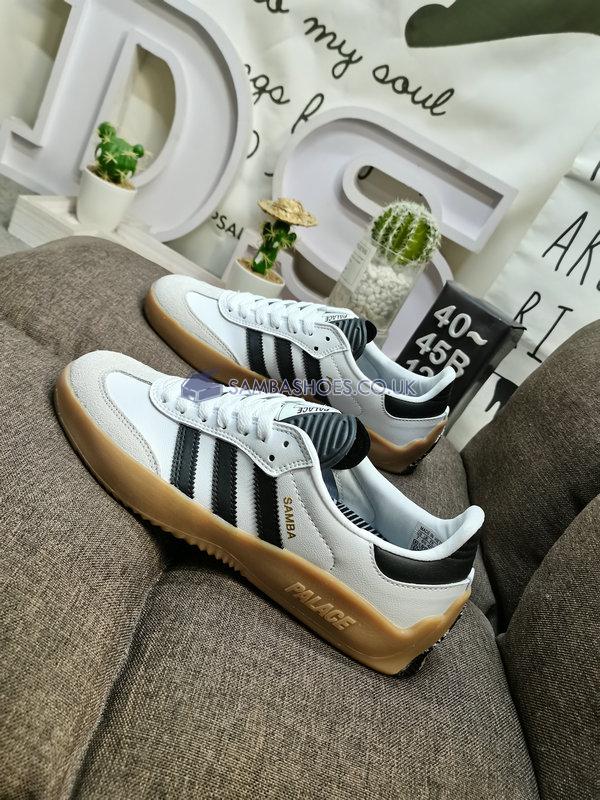 Palace x Puig Adidas Samba "White Black" - Footwear White/Core Black/Gum 4 - HQ6098 Classic Originals Shoes