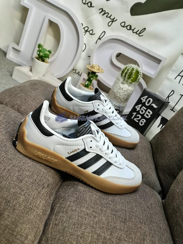 Palace x Puig Adidas Samba "White Black" - Footwear White/Core Black/Gum 4 - HQ6098 Classic Originals Shoes