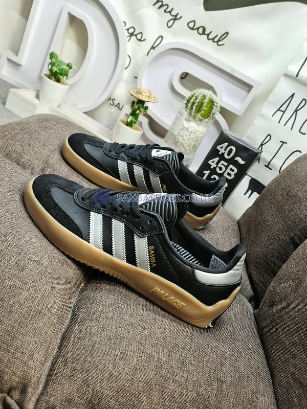 Palace x Puig Adidas Samba "Black Silver" - Core Black/Silver Metallic/Gum 4 - HQ6099 Classic Originals Shoes