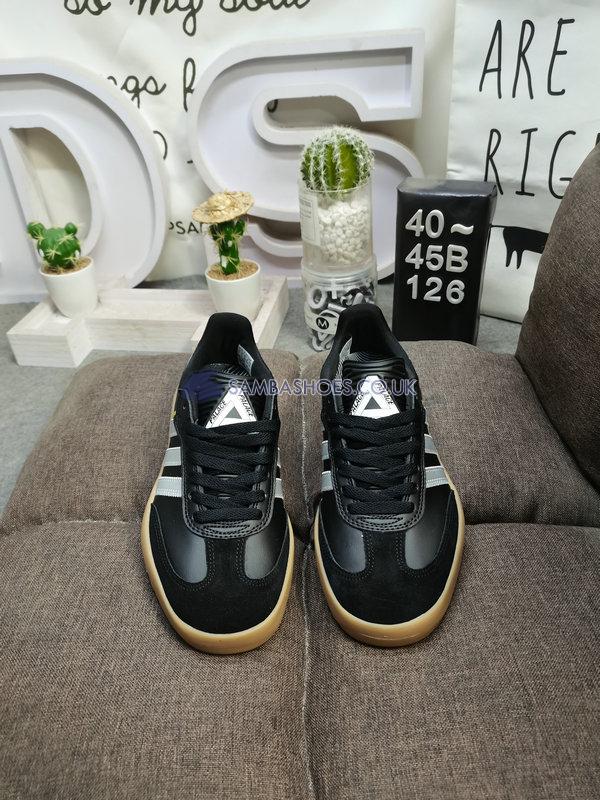 Palace x Puig Adidas Samba "Black Silver" - Core Black/Silver Metallic/Gum 4 - HQ6099 Classic Originals Shoes