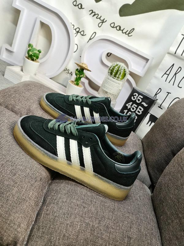 Ronnie Fieg x Clarks x 8th Street Adidas Samba "Shadow Green" - Shadow Green/White - ID7299 Classic Originals Shoes