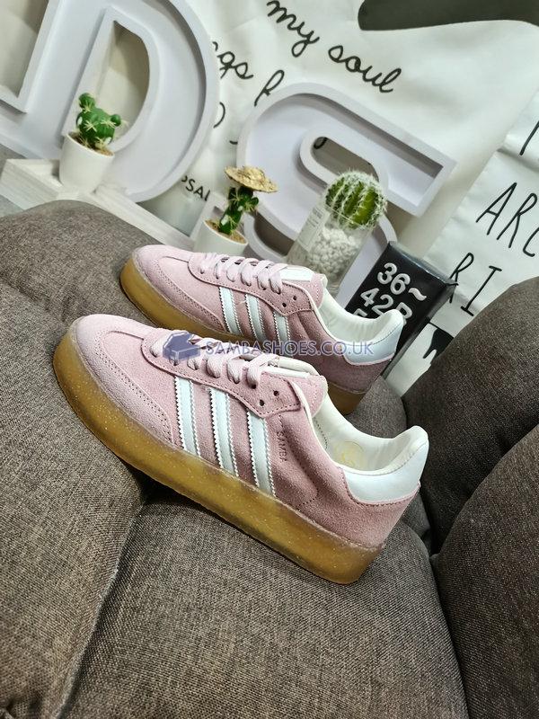 Ronnie Fieg x Clarks x 8th Street Adidas Samba "Pink White" - Pink/White - ID7298-2 Classic Originals Shoes