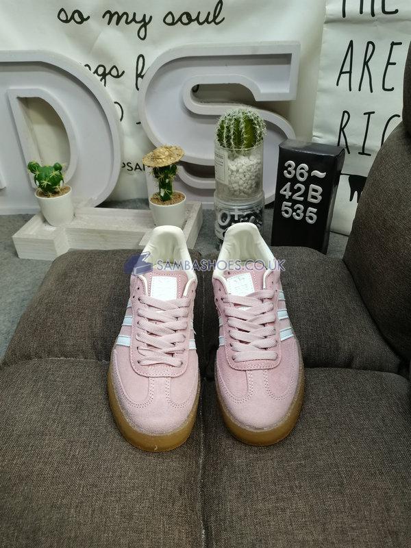 Ronnie Fieg x Clarks x 8th Street Adidas Samba "Pink White" - Pink/White - ID7298-2 Classic Originals Shoes