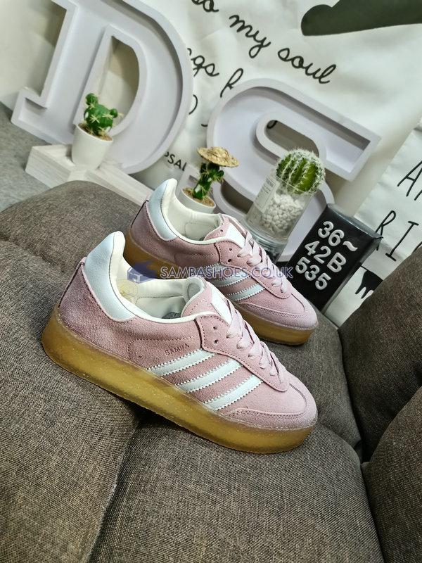 Ronnie Fieg x Clarks x 8th Street Adidas Samba "Pink White" - Pink/White - ID7298-2 Classic Originals Shoes