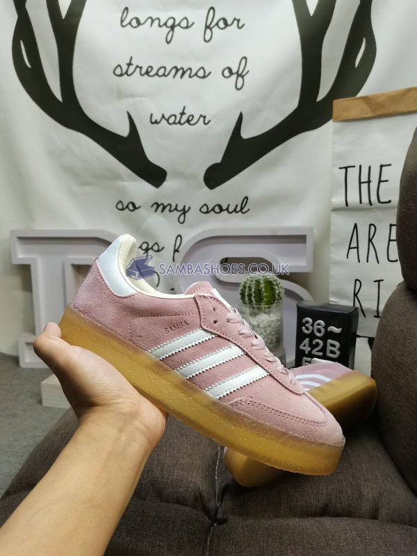 Ronnie Fieg x Clarks x 8th Street Adidas Samba "Pink White" - Pink/White - ID7298-2 Classic Originals Shoes