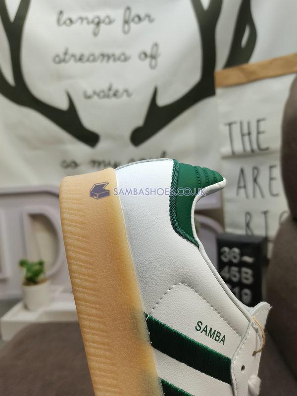 Adidas Sambae "White Green Gum" - Cloud White/Collegiate Green/Cloud White - ID0440 Classic Originals Shoes